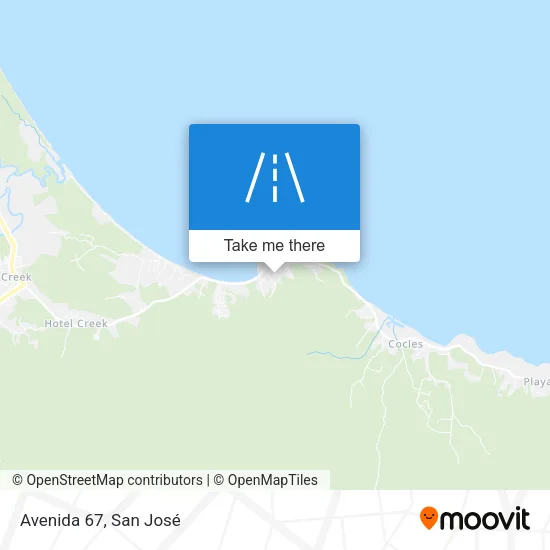 Avenida 67 map