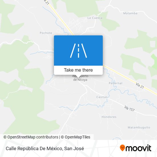 Mapa de Calle República De México