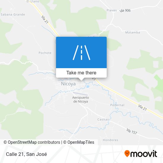 Mapa de Calle 21