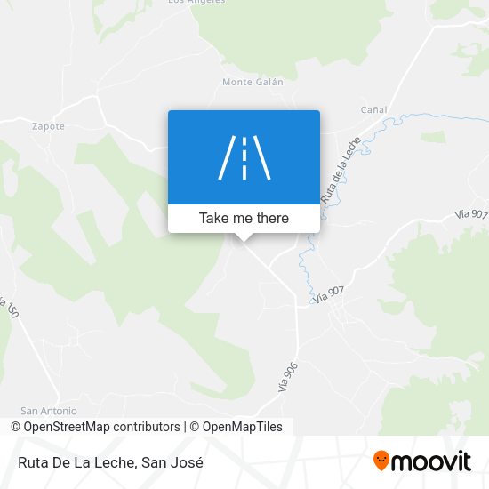 Mapa de Ruta De La Leche