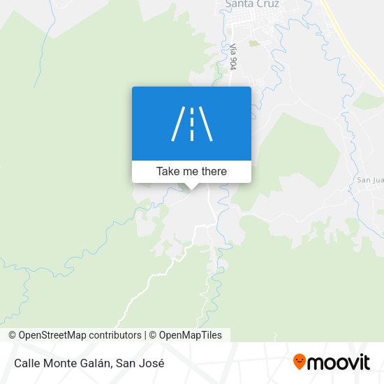 Calle Monte Galán map