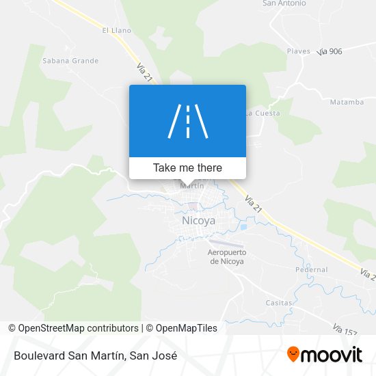 Boulevard San Martín map