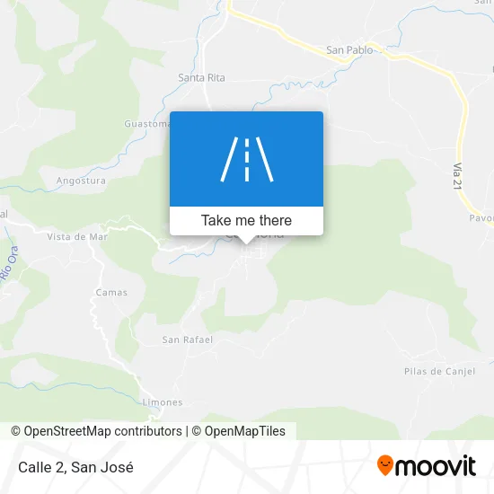 Calle 2 map