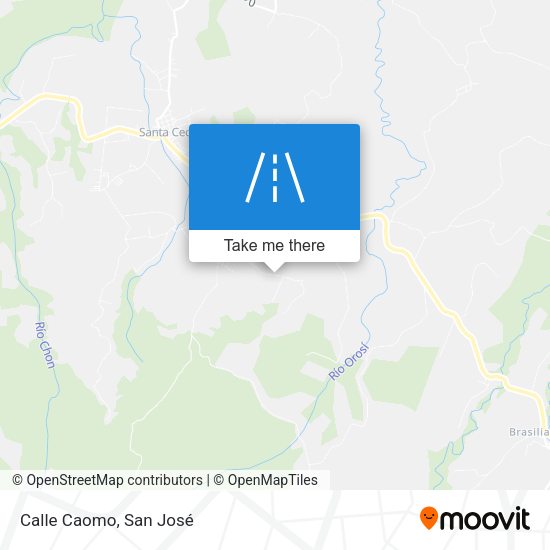 Mapa de Calle Caomo
