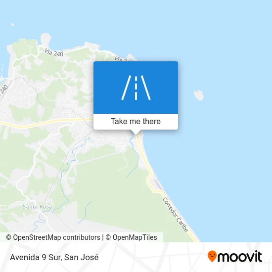 Mapa de Avenida 9 Sur