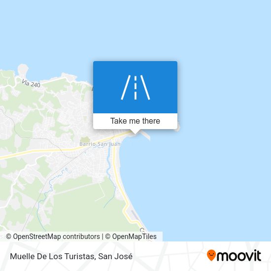 Muelle De Los Turistas map