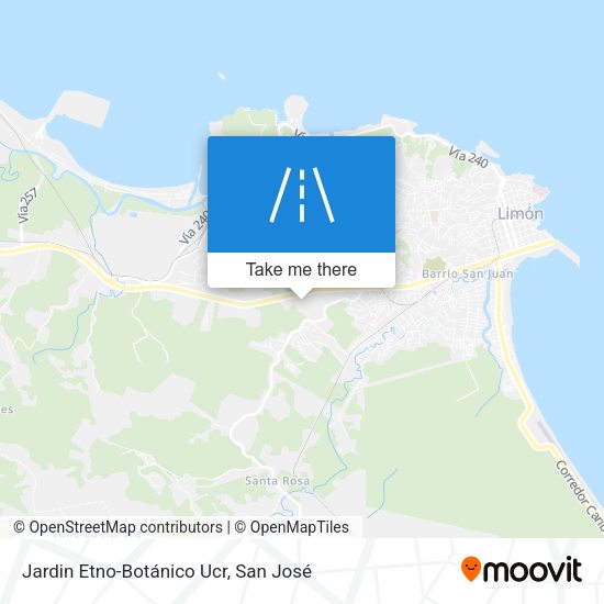 Jardin Etno-Botánico Ucr map