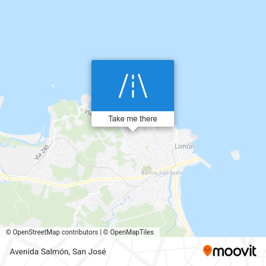Mapa de Avenida Salmón