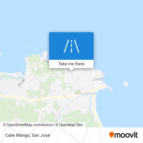 Mapa de Calle Mango