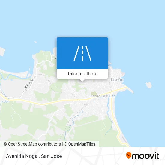 Mapa de Avenida Nogal