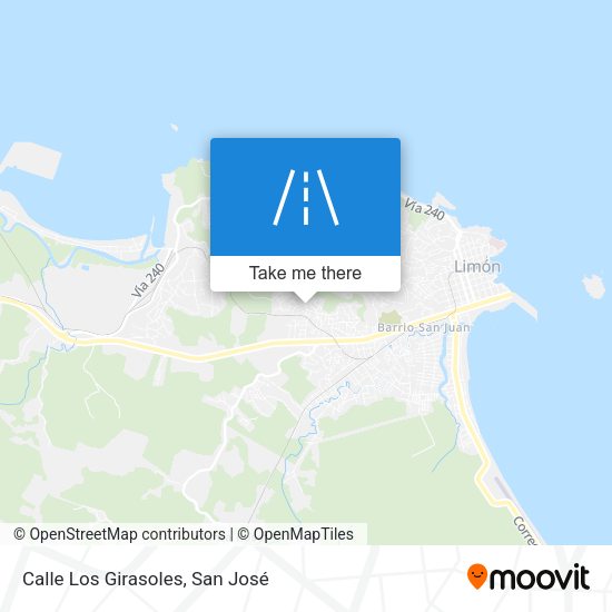 Calle Los Girasoles map