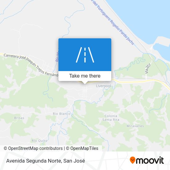 Avenida Segunda Norte map