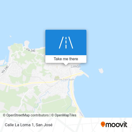 Mapa de Calle La Loma 1