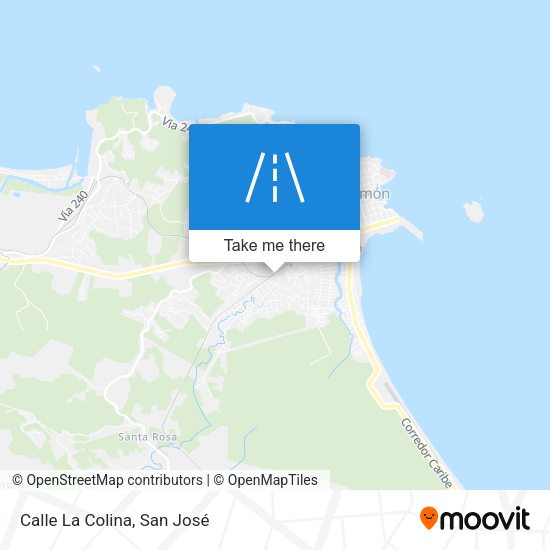 Mapa de Calle La Colina