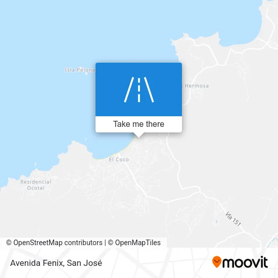 Avenida Fenix map