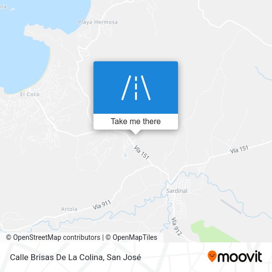Calle Brisas De La Colina map
