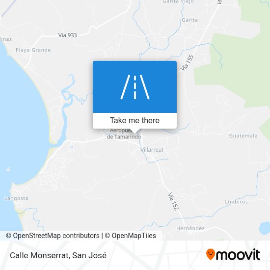 Mapa de Calle Monserrat