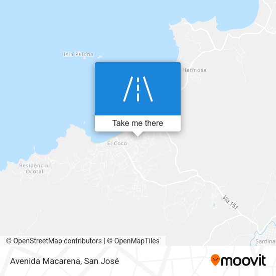 Mapa de Avenida Macarena
