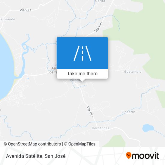 Mapa de Avenida Satélite