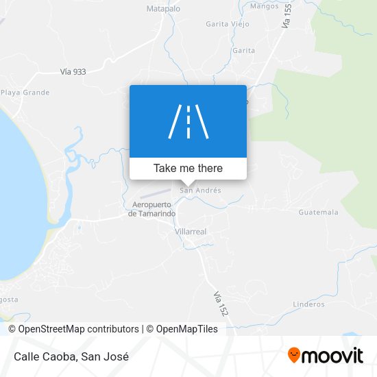Mapa de Calle Caoba