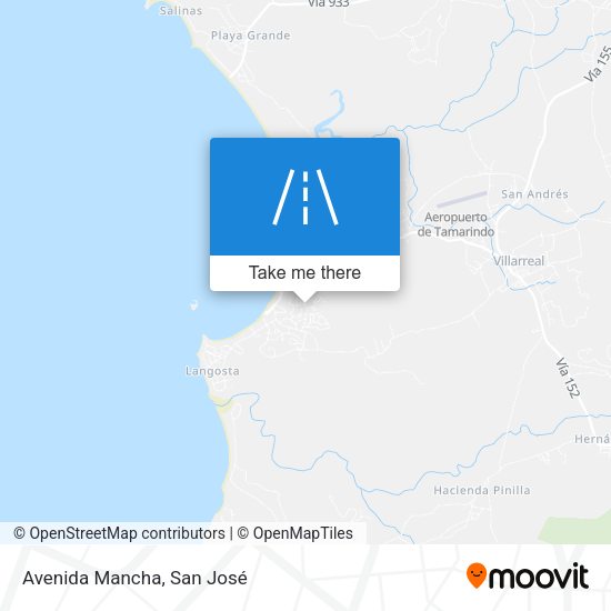 Mapa de Avenida Mancha