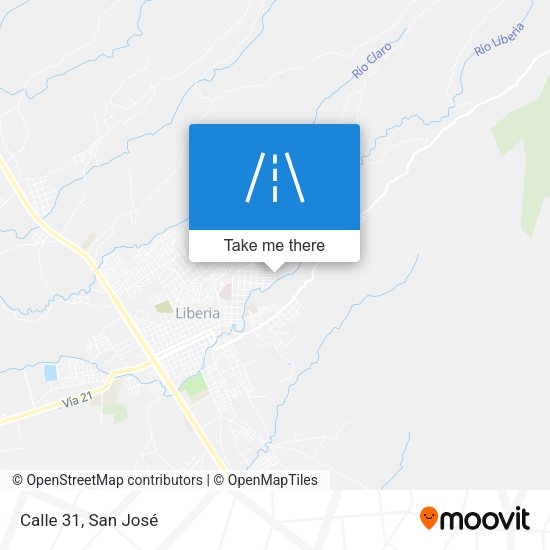 Mapa de Calle 31