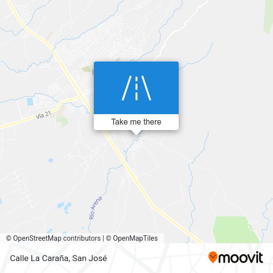 Mapa de Calle La Caraña