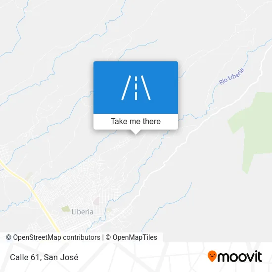 Calle 61 map