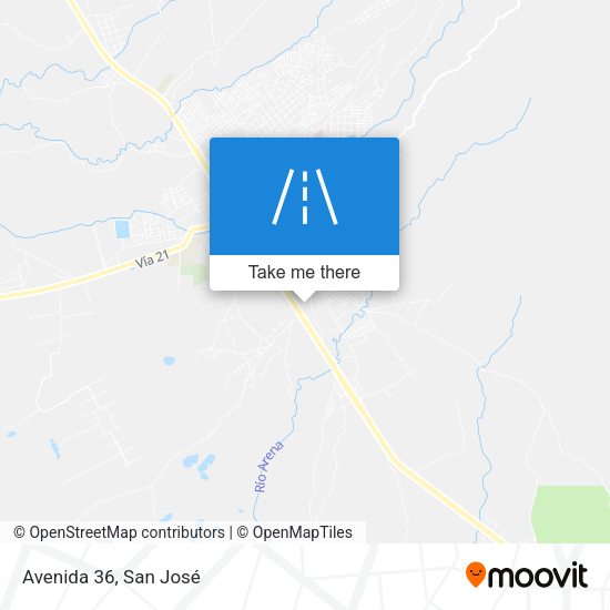 Mapa de Avenida 36