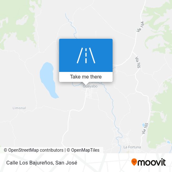 Mapa de Calle Los Bajureños