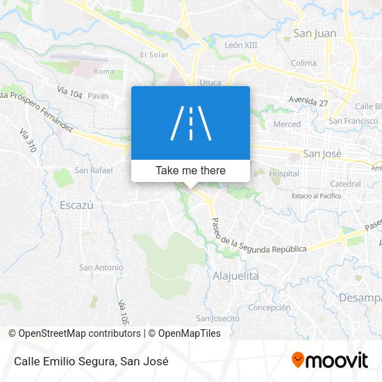 Calle Emilio Segura map