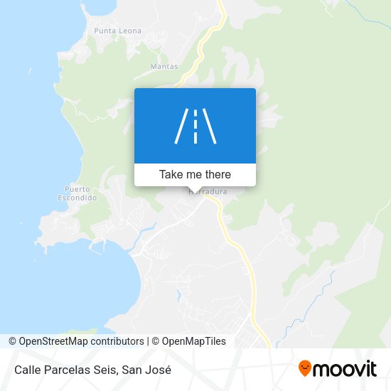 Mapa de Calle Parcelas Seis