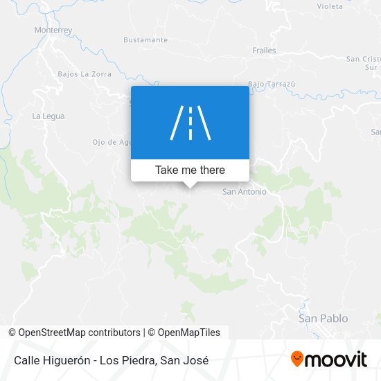 Mapa de Calle Higuerón - Los Piedra