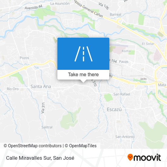 Calle Miravalles Sur map