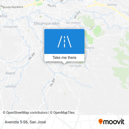 Mapa de Avenida 5-S6