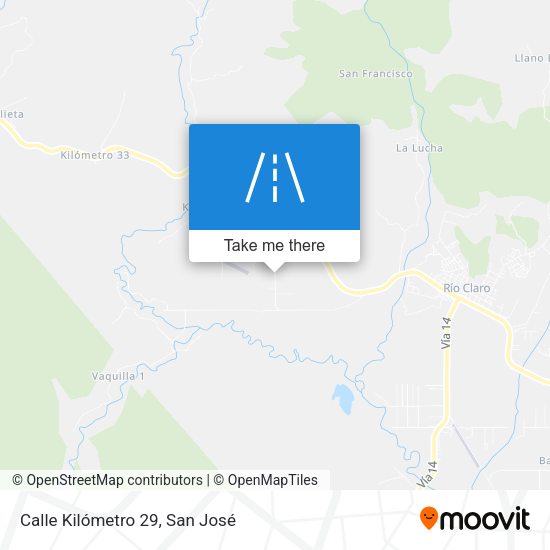 Calle Kilómetro 29 map