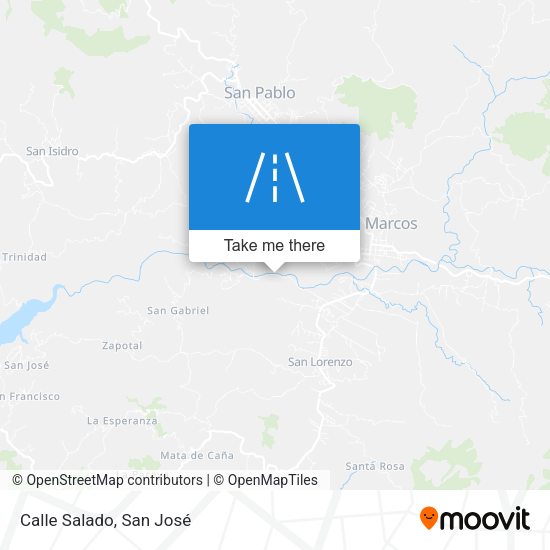 Mapa de Calle Salado
