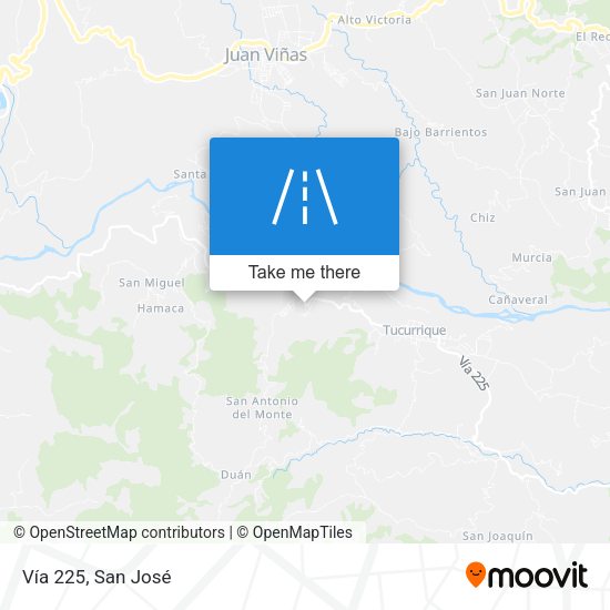 Mapa de Vía 225