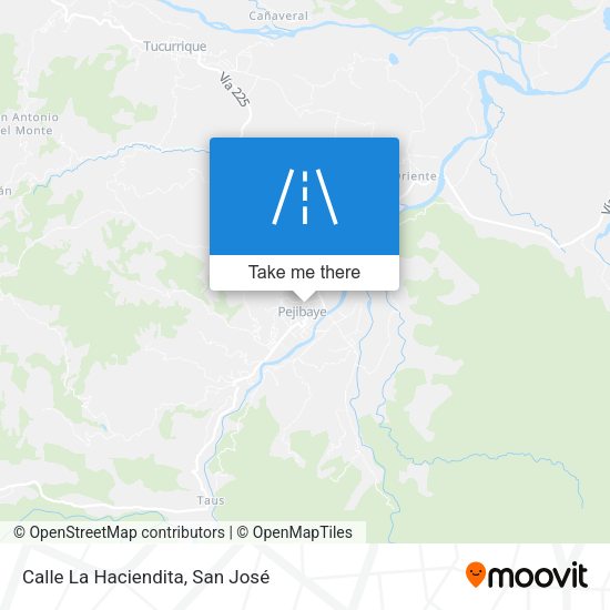Mapa de Calle La Haciendita