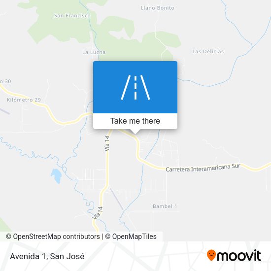 Mapa de Avenida 1