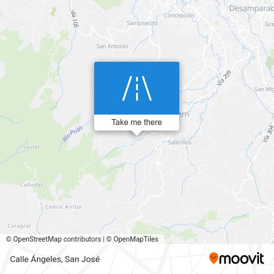 Mapa de Calle Ángeles