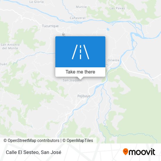 Mapa de Calle El Sesteo
