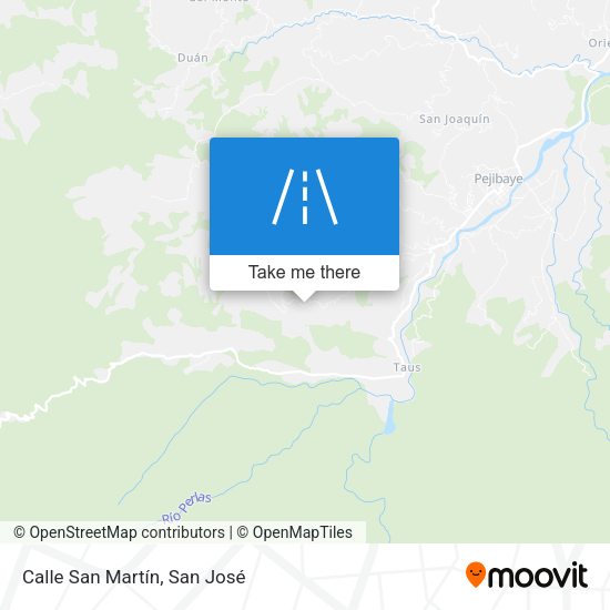 Mapa de Calle San Martín