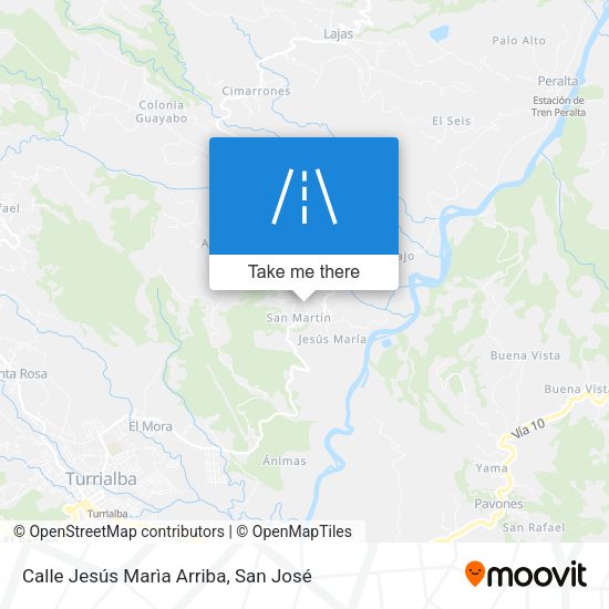 Mapa de Calle Jesús Marìa Arriba