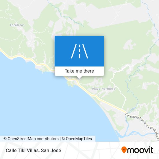 Mapa de Calle Tiki Villas