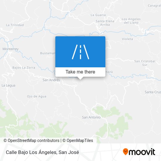 Calle Bajo Los Ángeles map