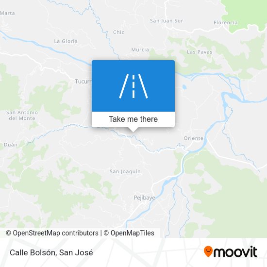 Mapa de Calle Bolsón