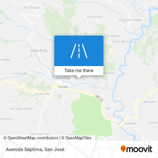 Avenida Séptima map