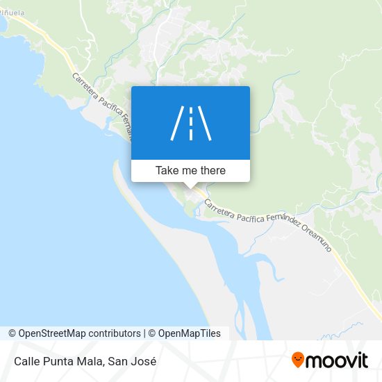 Mapa de Calle Punta Mala
