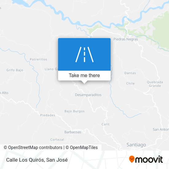 Calle Los Quirós map